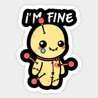 Voodii I'm fine Sticker